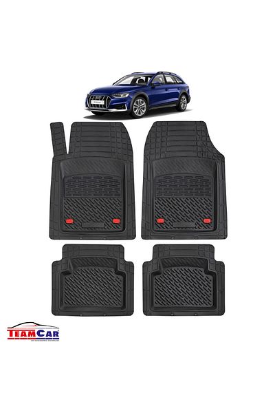 TEAMCAR ® Car Mats Tray Type Compatible with Audi A4 B9 Allroad (2016–2024)