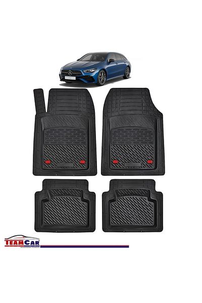 TEAMCAR ® Car Mats Tray Type Compatible with Mercedes-Benz CLA X118 Shooting Brake (2019–2025)