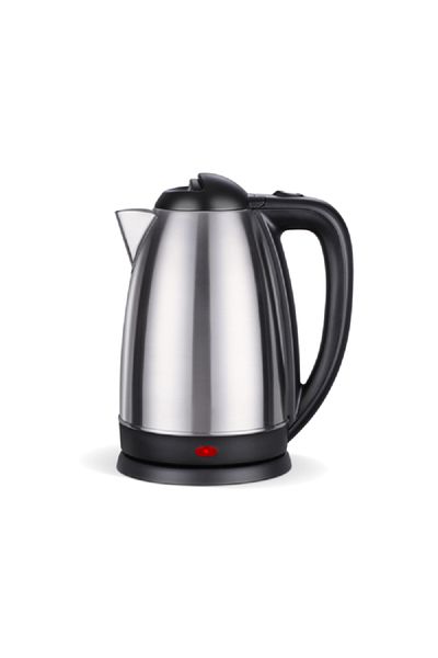 HOMİX 1800W Easy Pouring Integrated Button Electric Kettle Silver and Black 2.5 Liter