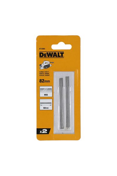 Dewalt 2-Piece Hi-Speed Planer Steel Blade 82mm