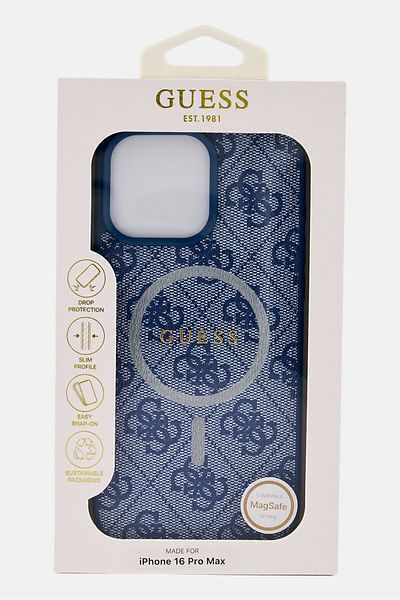 Guess iPhone 16 Pro Max Magsafe Compatible Phone Case, Multicolor