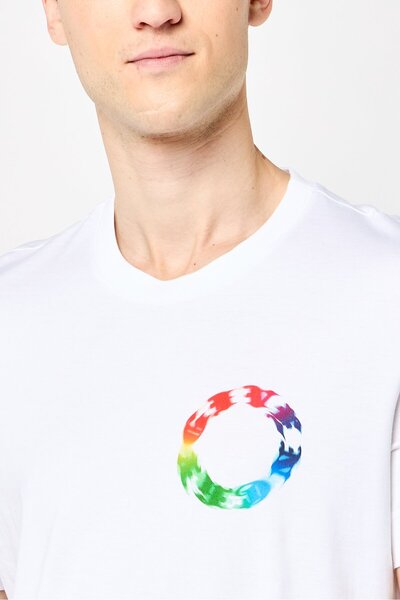 Givenchy Men Crew Neck Short Sleeve Graphic Print T-Shirt, White