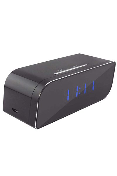Minitechnics WI-FI IP video camera in alarm clock, infrared, 720P, 32 Gb, P2P, motion activation, CCS