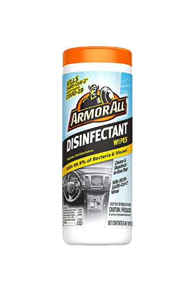 Armor ALL مجموعة من 30 منديلًا مطهّرًا أبيض 10 × 8 سم
