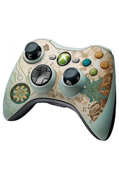 INOVATIX Set de 8 piese, autocolant skin controller xbox 360, INOVATIX®. 6 cm