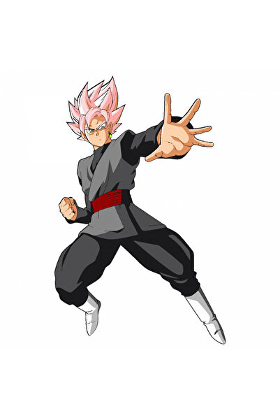 INOVATIX Set de 8 piese, autocolant Dragon Ball Goku poziția de luptă 3, INOV...