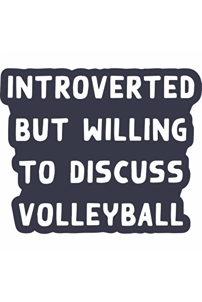 INOVATIX Set de 8 piese, Autocolant Introvertit dar dispus să discute despre ...