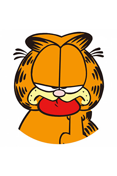 INOVATIX Σετ 8 τεμαχίων, Αυτοκόλλητο Θυμωμένου Γκάρφιλντ, INOVATIX®. 6 εκ.