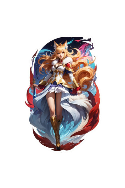 INOVATIX Σετ 8 τεμαχίων, Αυτοκόλλητο Πριγκίπισσας Άρι, INOVATIX®. 6 εκ.