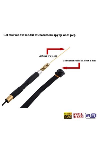 Minitechnics Mini Camera with Flexible DVR - 1mm Lens, 4400mAh Battery, 4-5 Hours Battery Life, Ideal for Travel