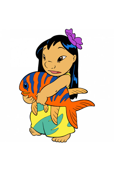 INOVATIX Σετ 8 τεμαχίων, Αυτοκόλλητο Lilo and Stitch Lilo Pelekai, INOVATIX®....