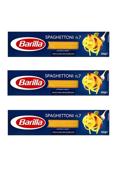 Barilla Paste spaghete nr. 7, 500 g x 3 buc.