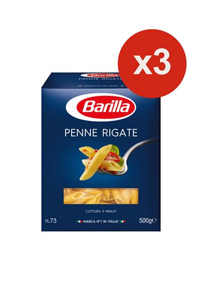 Barilla Paste Penne rigate 500 g X 3 buc