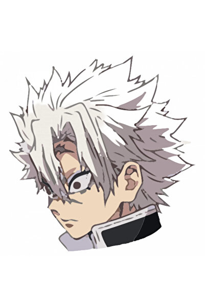 INOVATIX Set de 8 piese, autocolant Demon Slayer anime semințe, INOVATIX®. 6 cm