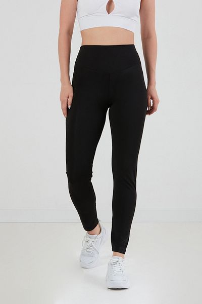 Fulla Moda Leggings cu imprimeu text activ de mărime mare