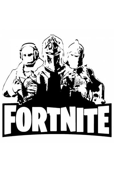 INOVATIX Set de 8 piese, autocolant Fortnite Club, INOVATIX®. 6 cm