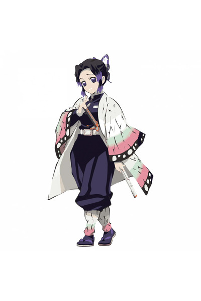 INOVATIX Set de 8 piese, autocolant Demon Slayer girl Kimetsu no Yaiba, INOVA...