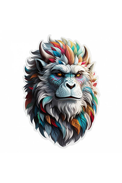 INOVATIX Σετ 8 τεμαχίων, αυτοκόλλητο Yeti, μυθολογικός χαρακτήρας, INOVATIX®....