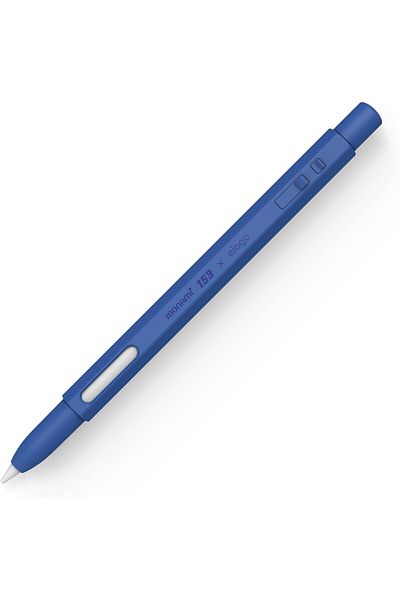 Elago x MONAMI Compatible with Apple Pencil Pro / 2nd Gen Case Compatible with Double Tap Deep Blue