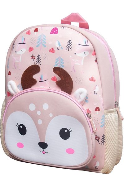 Roco Deer Kinder Backpack Peach