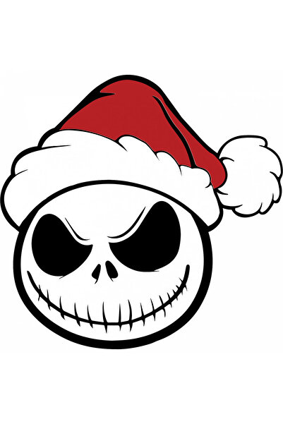 INOVATIX Set de 8 piese, autocolant Jack Skellington, INOVATIX®. 6 cm