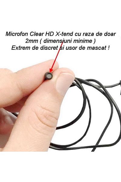 Minitechnics Microphone with 279 hours of recording - 2mm X-TEND