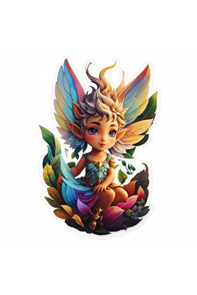 INOVATIX Σετ 8 τεμαχίων, αυτοκόλλητο Νεράιδα Πίξι μυθολογικός χαρακτήρας, INO...