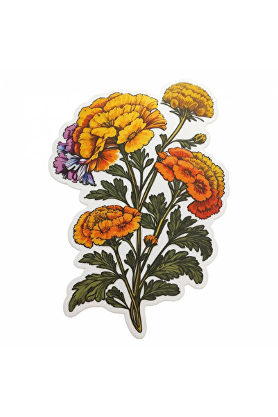 INOVATIX Σετ 8 τεμαχίων, Αυτοκόλλητο Λουλούδι Θηρανθεμίς, INOVATIX®. 6 εκ.