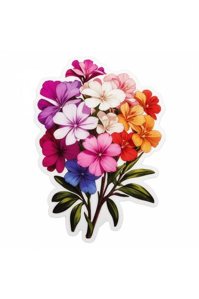 INOVATIX Set de 8 autocolante Buchet de flori Brumaire, INOVATIX®. 6 cm