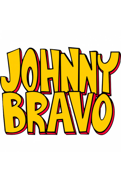 INOVATIX Σετ 8 τεμαχίων, Αυτοκόλλητο Johnny Bravo, INOVATIX®. 6 εκ.