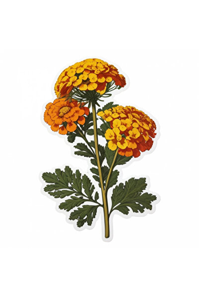 INOVATIX Σετ 8 τεμαχίων, Αυτοκόλλητο Λουλούδι Θηρανθεμίς, INOVATIX®. 6 εκ.