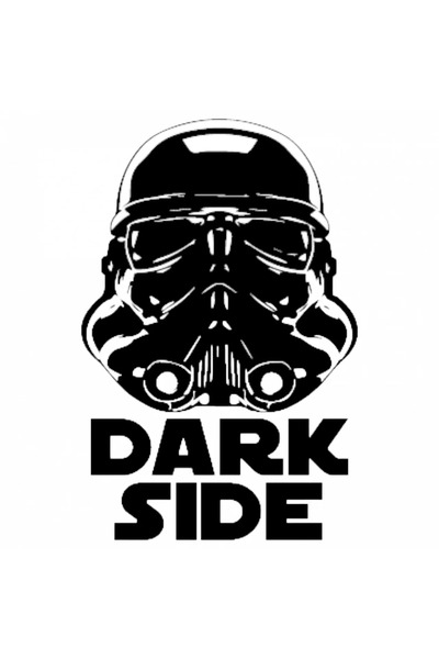 INOVATIX Set de 8 piese, autocolant Dark Side Star Wars cască Stormtrooper, INOVATIX®. 6 cm