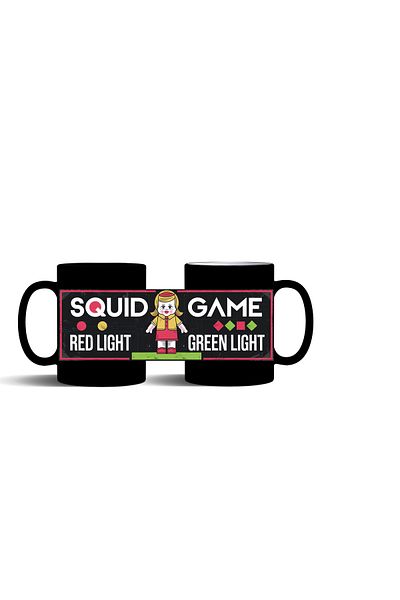MECKSA Squid Game Red Light, Green Light Mug 11OZ