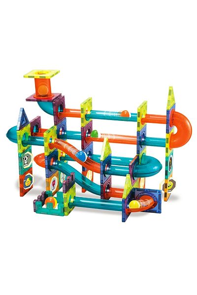 Teno Teno® 3D Magnetic Intelligent and Creative Set, 96 Pieces, ball track, creative, multicolor