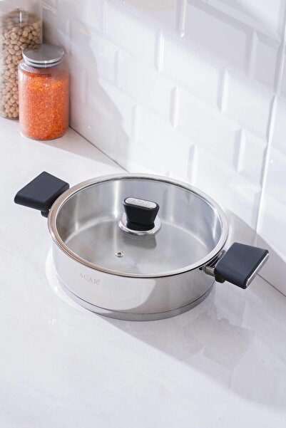 ACAR Orkide 16 Piece Steel Pot Set