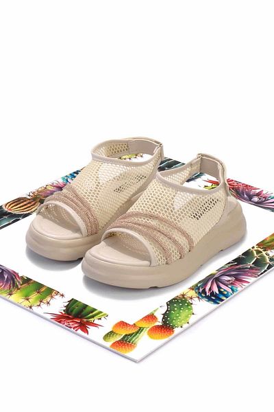 Bambi Beige Women's Sandals K05140078022