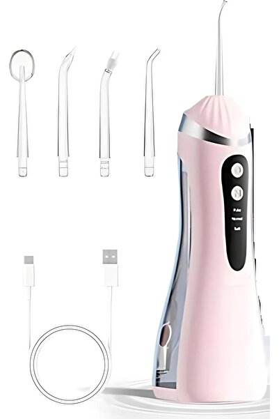 Biki جهاز تنظيف الأسنان بالماء - لاسلكي محمول بأربعة أوضاع، جهاز ري فموي IPX