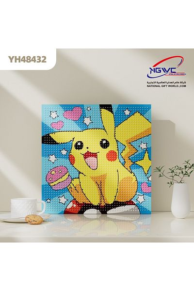 KAZUKO Diamond painting cross stitch Pikachu character design