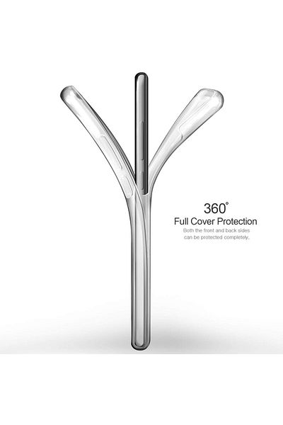 OEM Carcasă frontală și spate completă TPU 360° compatibilă cu Huawei P30 LITE, transparentă
