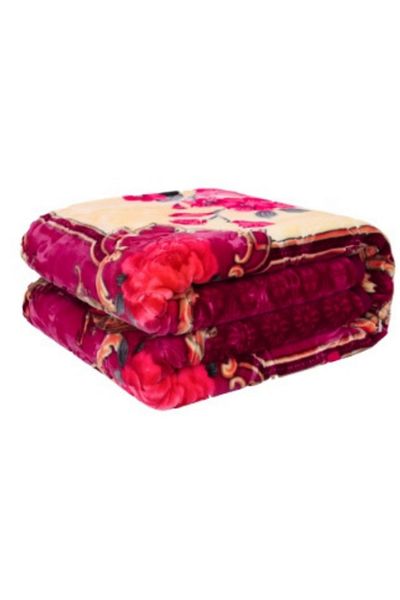 Generic Korean heavy winter blanket, soft and warm, double bed blanket, size 200x240 cm, weight 6 kg