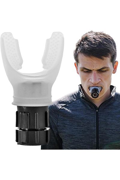 fulina Portable Lung Exercise Trainer with Adjustable Intensity Knob,Breathing Exerciser, for Athletes