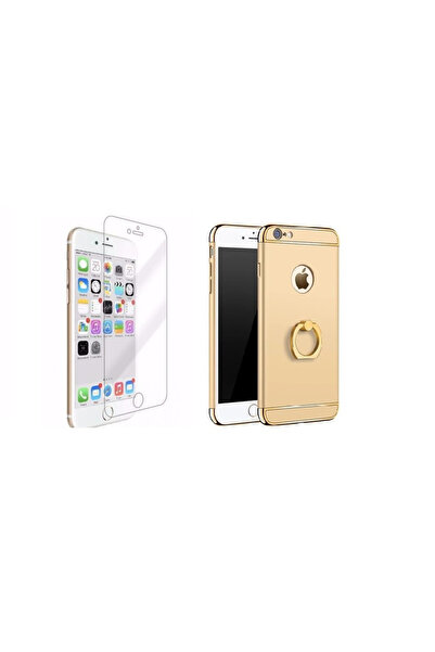 OEM Pachet husă Apple iPhone 7 Plus, inel MyStyle Elegance Luxury 3in1 auriu,...