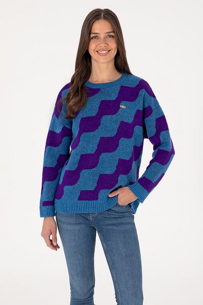 U.S. Polo Assn. Women's Indigo Sweater 50293119-Vr028