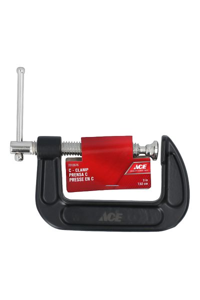 ACE C-clamp Black and Silver 3inch