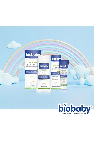 Biobaby Biobaby Atocare Shampoo for very dry hair and body skin 300 ml