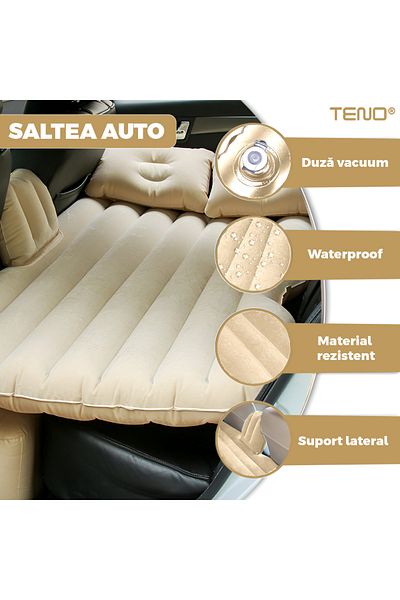 Teno INFLATABLE CAR MATTRESS BEIGE -TENO