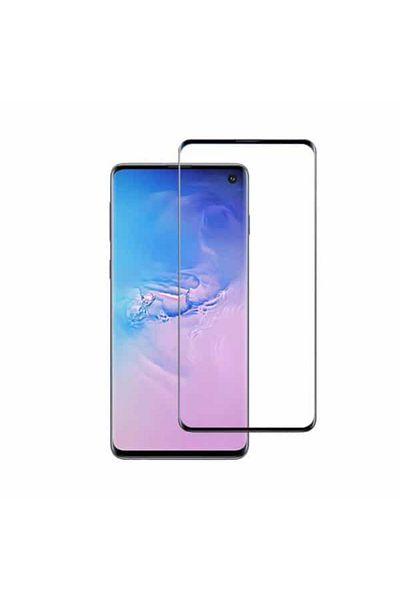 OEM Folie de sticlă pentru Samsung Galaxy S10 - Acoperire completă (compatibilă cu carcasa), Margini curbate