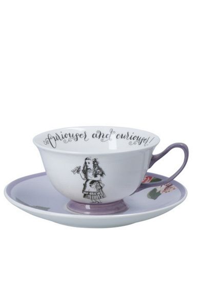 MIKASA X V&A Alice in Wonderland Fine China 220ml Porcelain Teacup