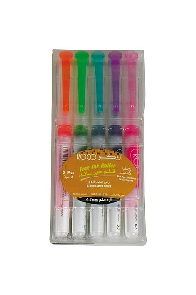 Roco Liquid Ink Pen Set – 5 Pieces