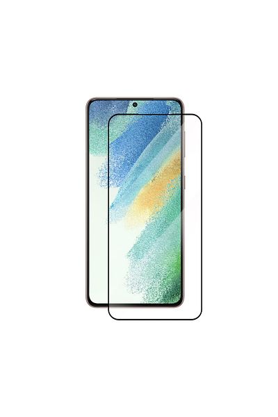 OEM Protector de ecran compatibil cu Samsung S22 5G, sticlă securizată pentru ecran complet, negru transparent
